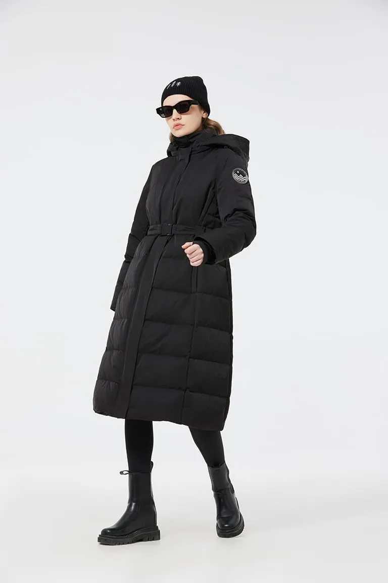 Fitouch Olym Women's Long Down Puffer Parka Jacket | Waterproof | 750  Fill Power