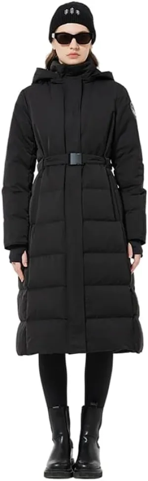 Fitouch Olym Women's Long Down Puffer Parka Jacket | Waterproof | 750  Fill Power