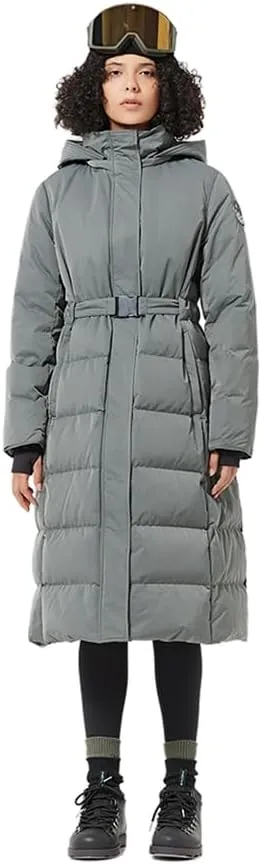 Fitouch Olym Women's Long Down Puffer Parka Jacket | Waterproof | 750  Fill Power