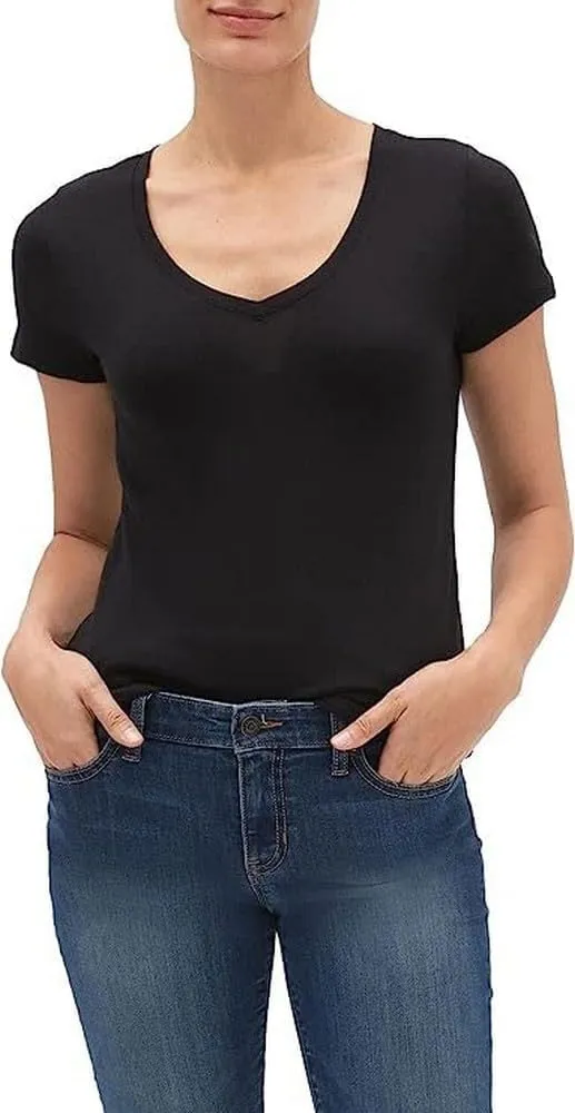 GAP Women's Favorite V-Neck Tee T-Shirt