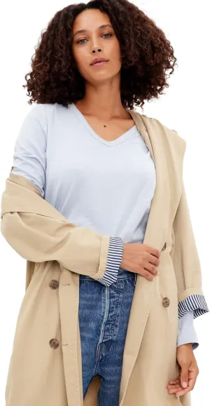 GAP Women's Foreversoft Long Sleeve V-Neck Tee T-Shirt