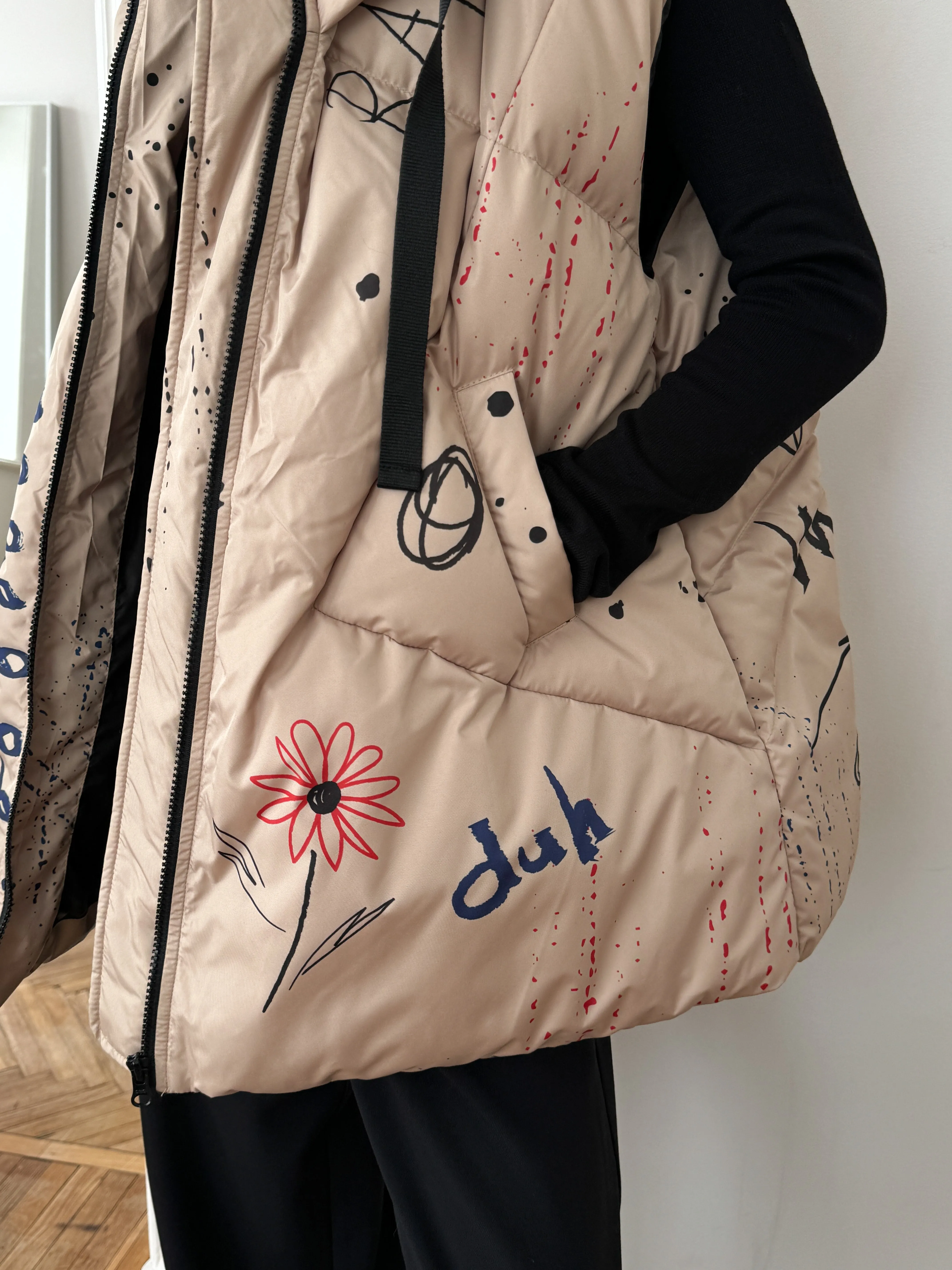 Girl Design Womens Hooded Vest