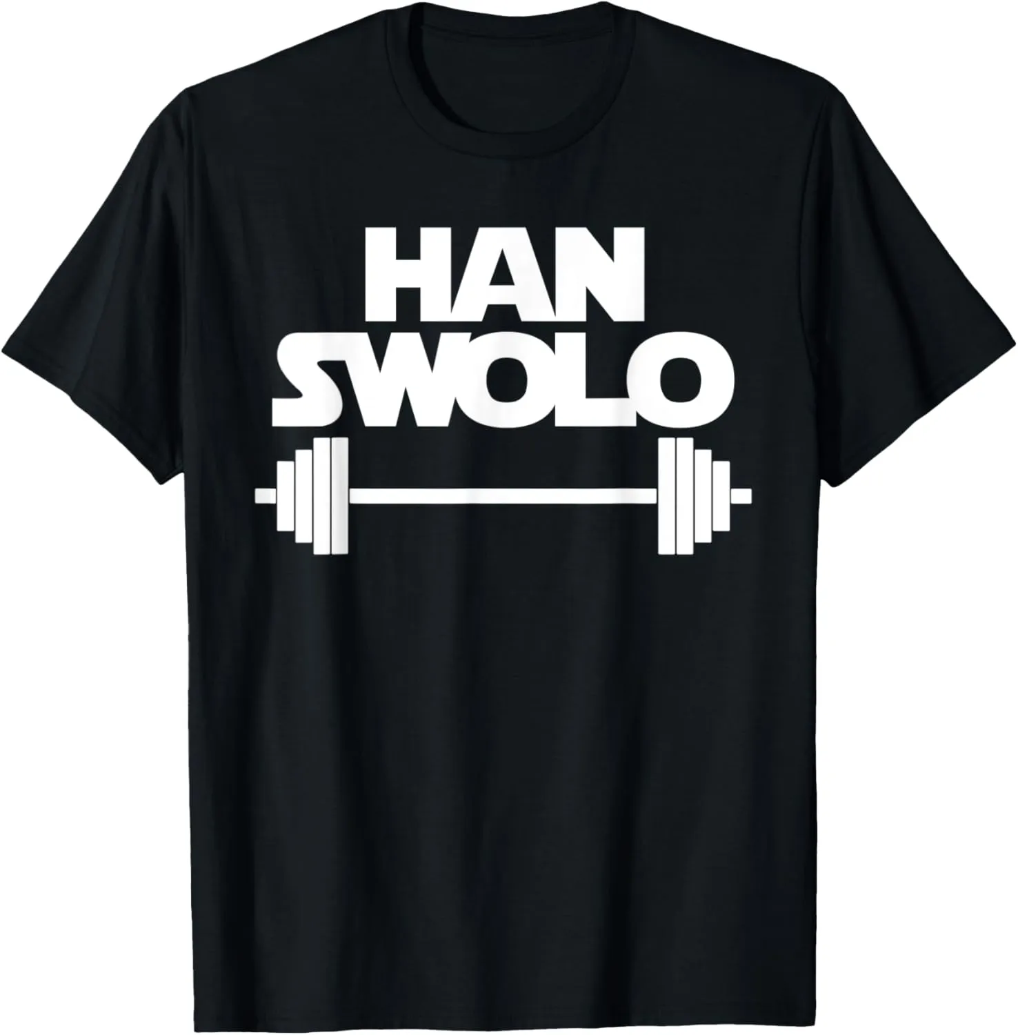 Han Swolo Funny Gym Humor Workout T-Shirt