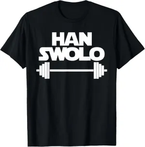 Han Swolo Funny Gym Humor Workout T-Shirt