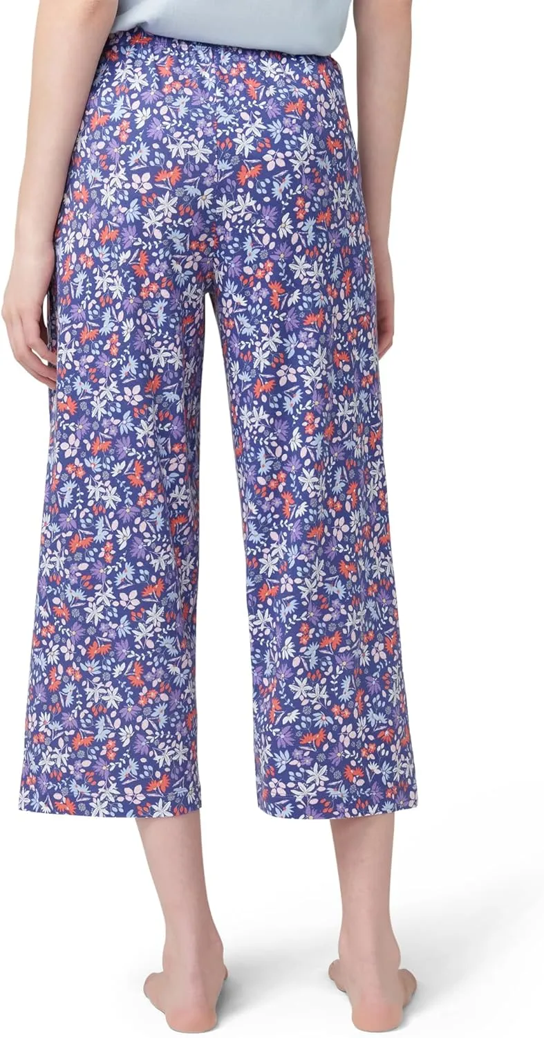 HUE Women's Spring Pajama Separates Soft Whimsical Print Flowers, Animals, Garden Themed Pjs, Cocktails