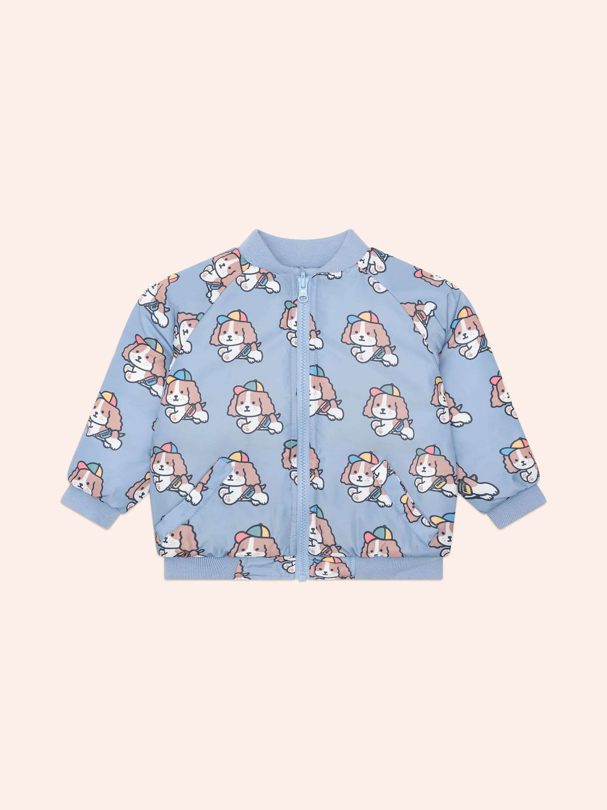 Huxbaby Happy Pup Reversible Bomber