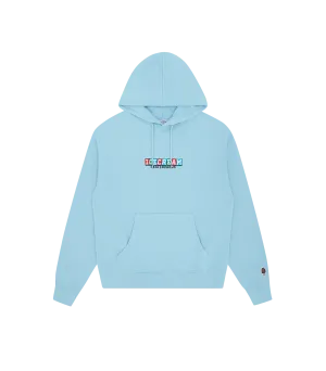 IC SKATEBOARDS EMBROIDERED POPOVER HOOD - BLUE