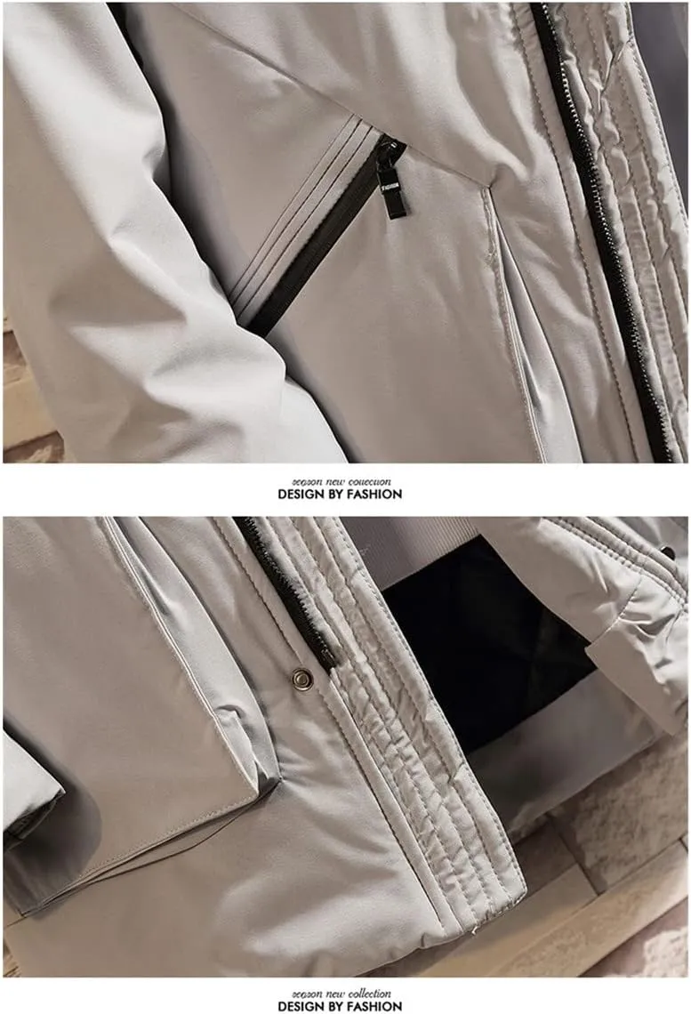 Japanese Overcoat Men Autumn Winter Long Jacket Cotton Padded Long Coat Hooded Outwear Jacket Plus Size
