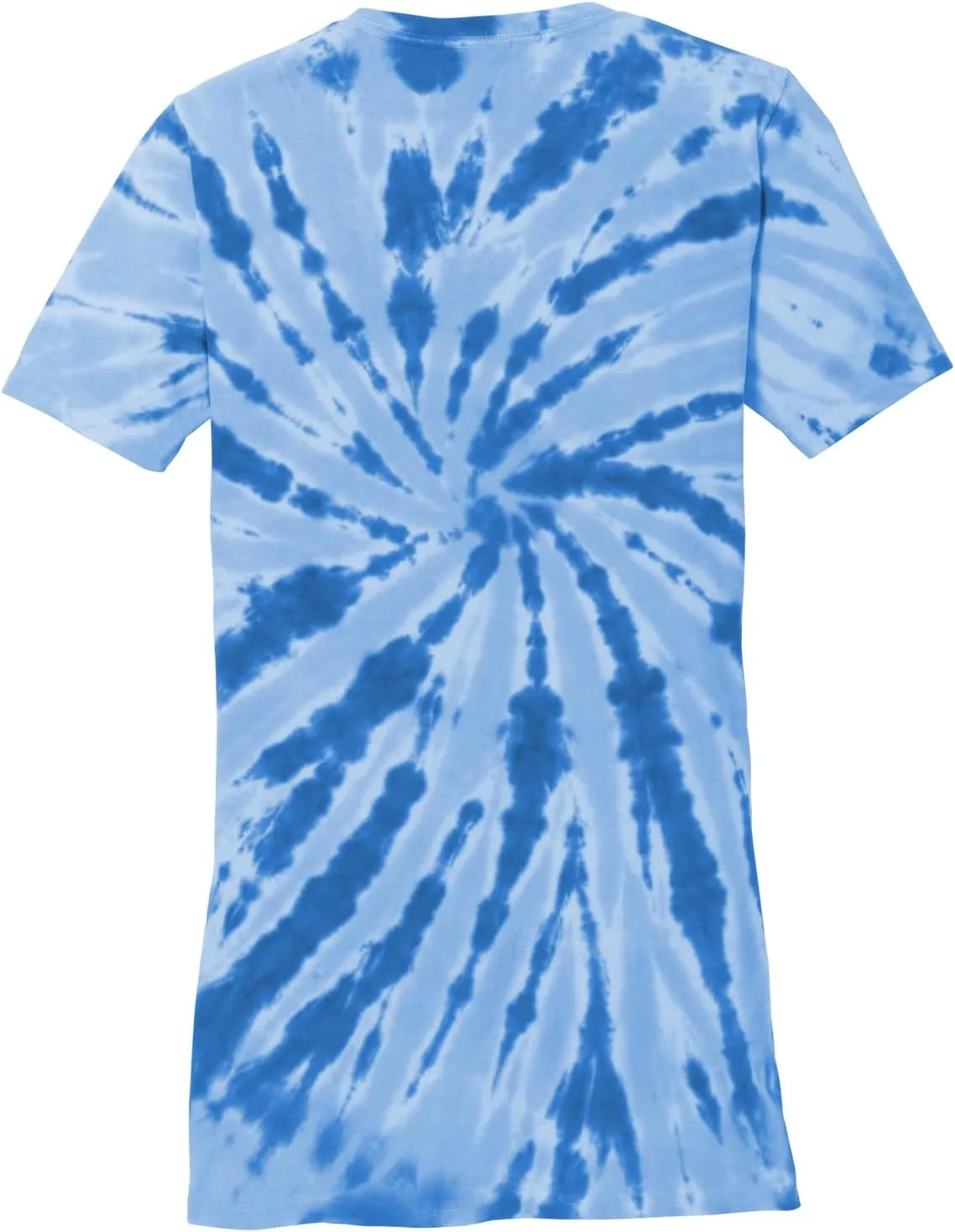 JustBlanks Womens Short Sleeves T-Shirts 100% Cotton Tie-Dye V-Neck Tee