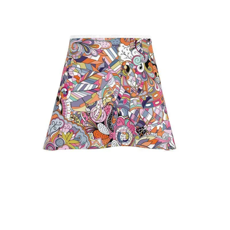 Kyuka Mini Skater Skirt