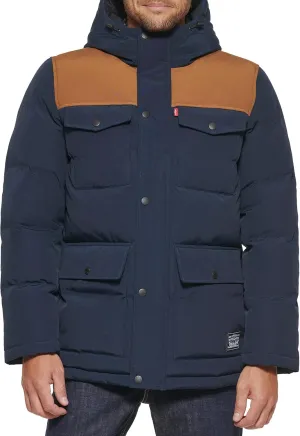 Levi's Men's Arctic Cloth Quilted Lined Performance Parka