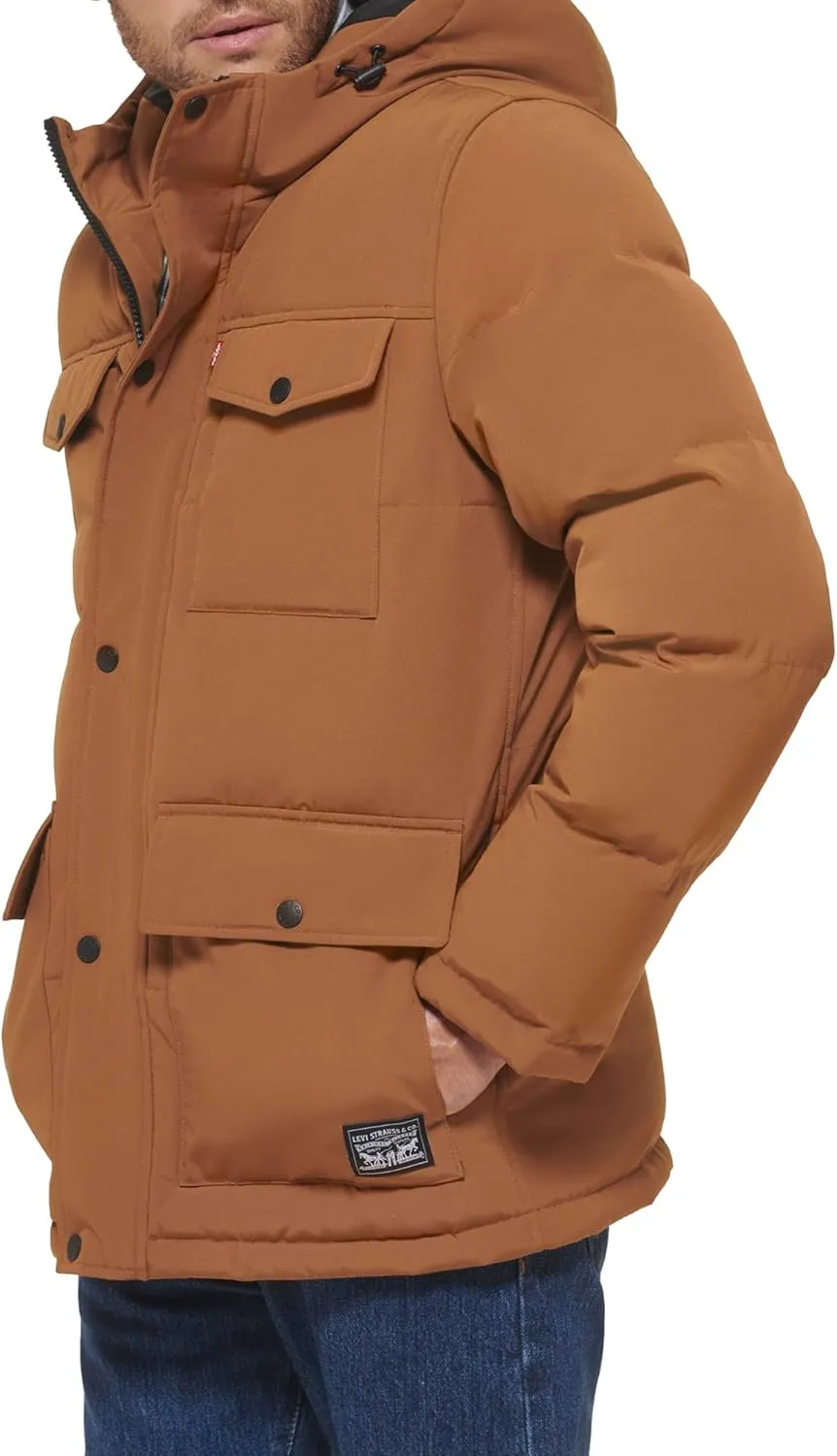 Levi's Men's Arctic Cloth Quilted Lined Performance Parka