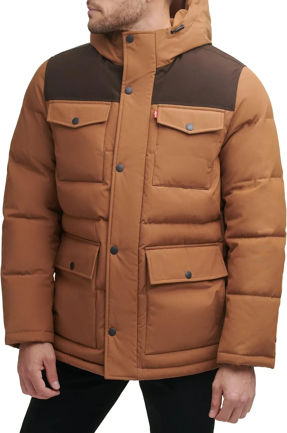 Levi's Men's Arctic Cloth Quilted Lined Performance Parka