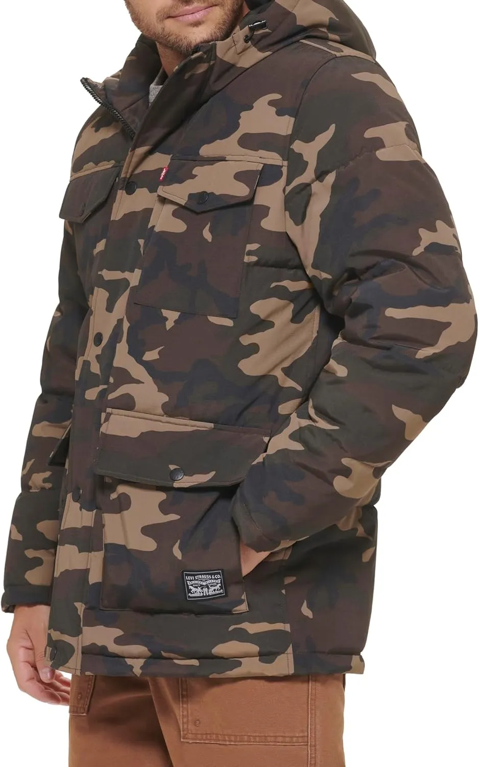 Levi's Men's Arctic Cloth Quilted Lined Performance Parka