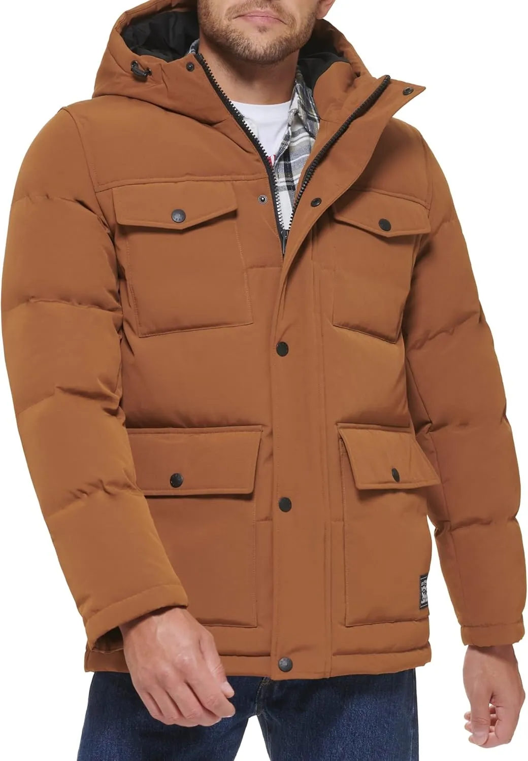 Levi's Men's Arctic Cloth Quilted Lined Performance Parka