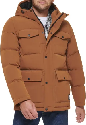 Levi's Men's Arctic Cloth Quilted Lined Performance Parka