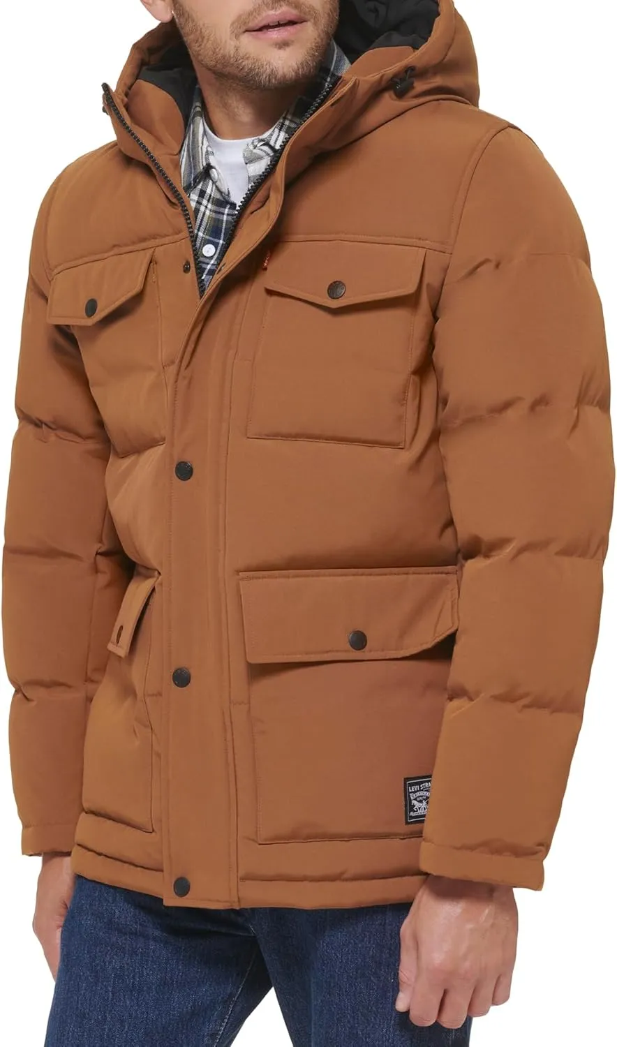 Levi's Men's Arctic Cloth Quilted Lined Performance Parka