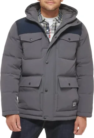 Levi's Men's Arctic Cloth Quilted Lined Performance Parka