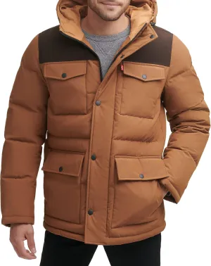 Levi's Men's Arctic Cloth Quilted Lined Performance Parka