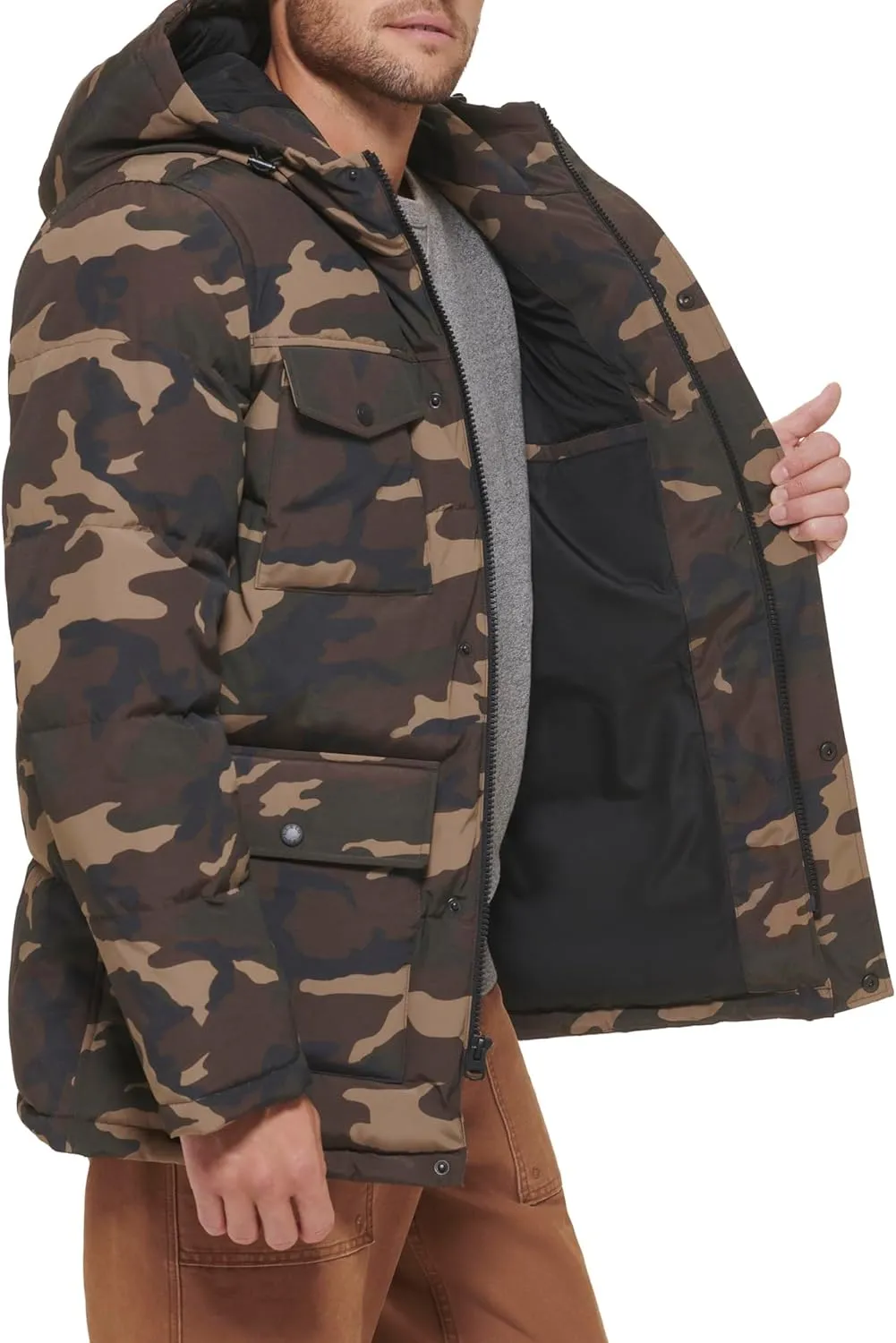 Levi's Men's Arctic Cloth Quilted Lined Performance Parka