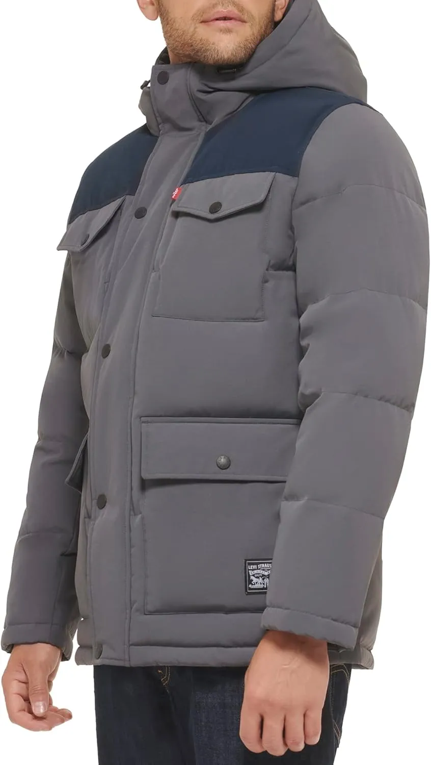 Levi's Men's Arctic Cloth Quilted Lined Performance Parka