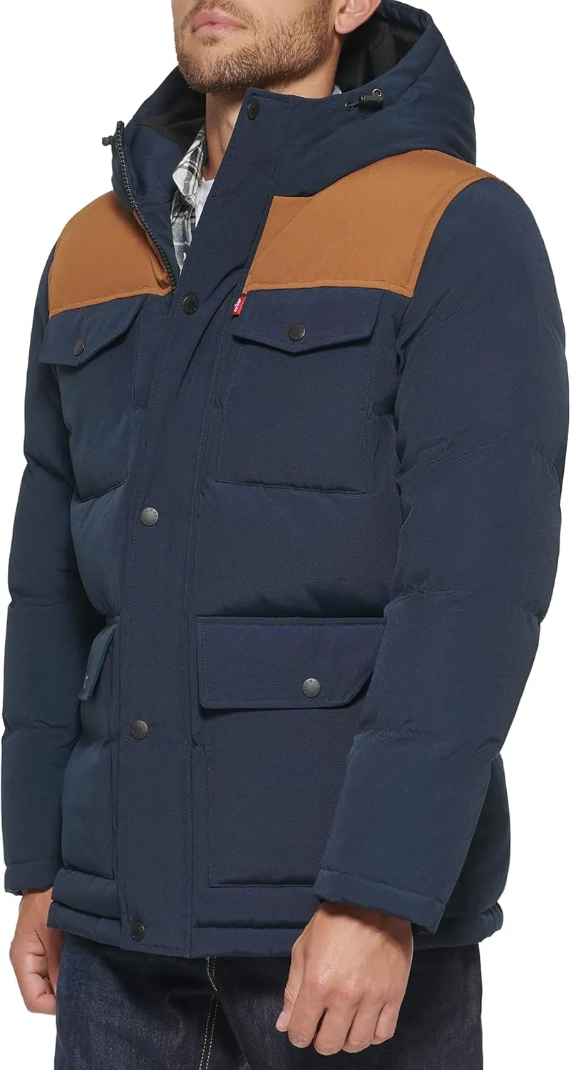 Levi's Men's Arctic Cloth Quilted Lined Performance Parka