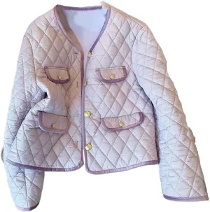 Lightweight Cotton Padded Jackets Women Autumn Vintage Coat Warm Female Short Outwear