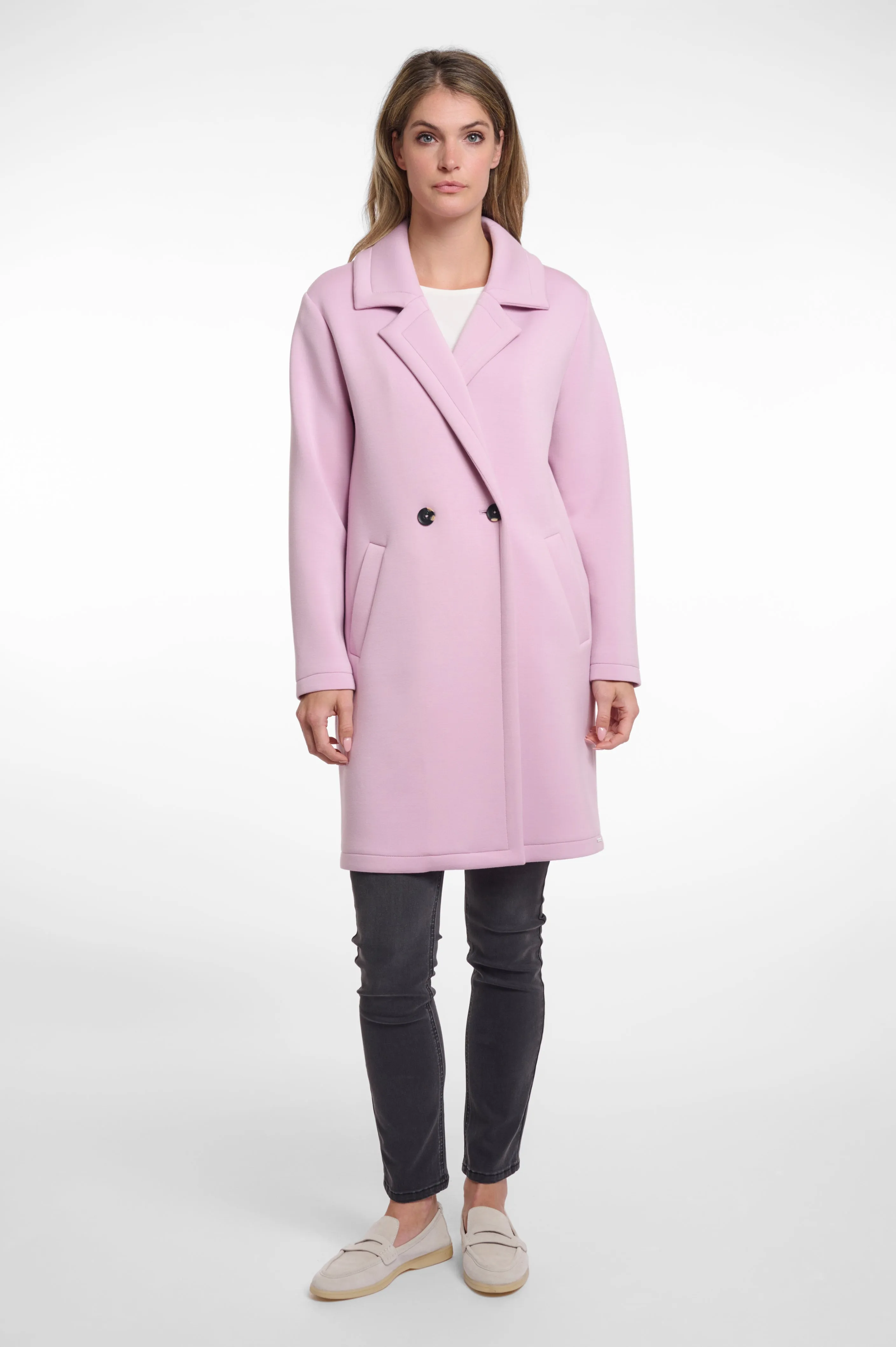 Lilac Double Breasted Coat