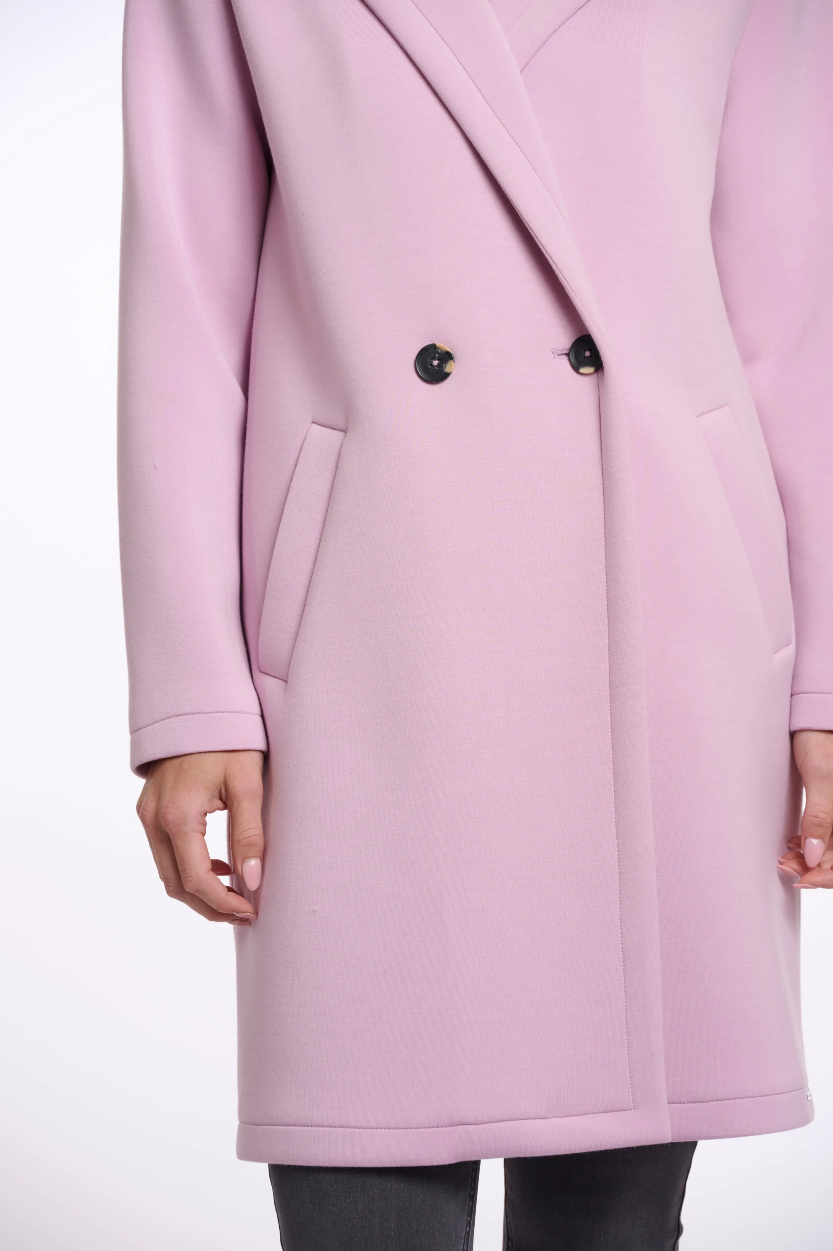 Lilac Double Breasted Coat