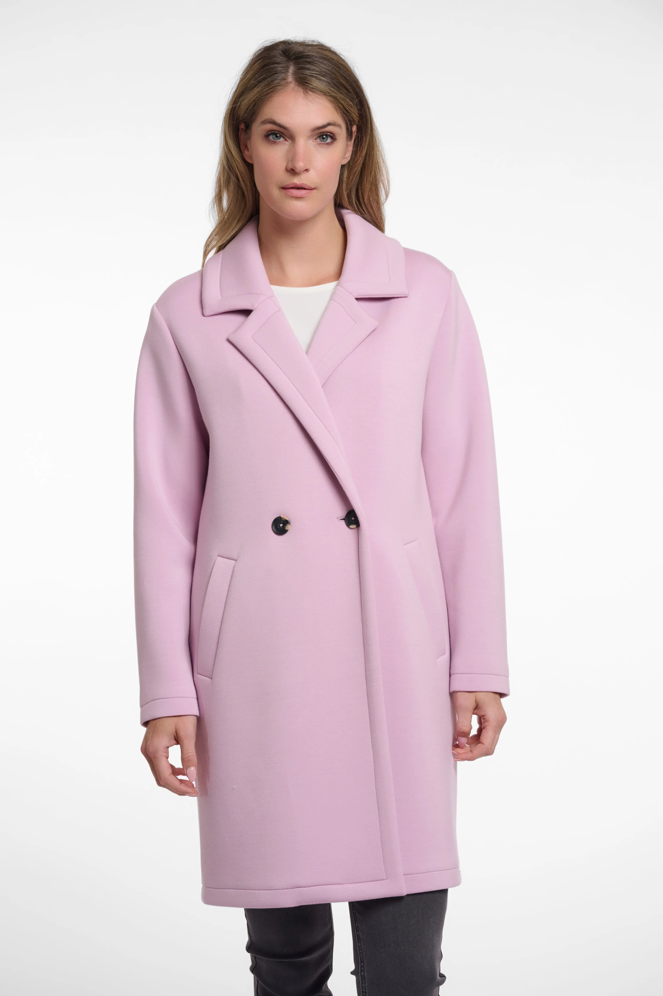 Lilac Double Breasted Coat
