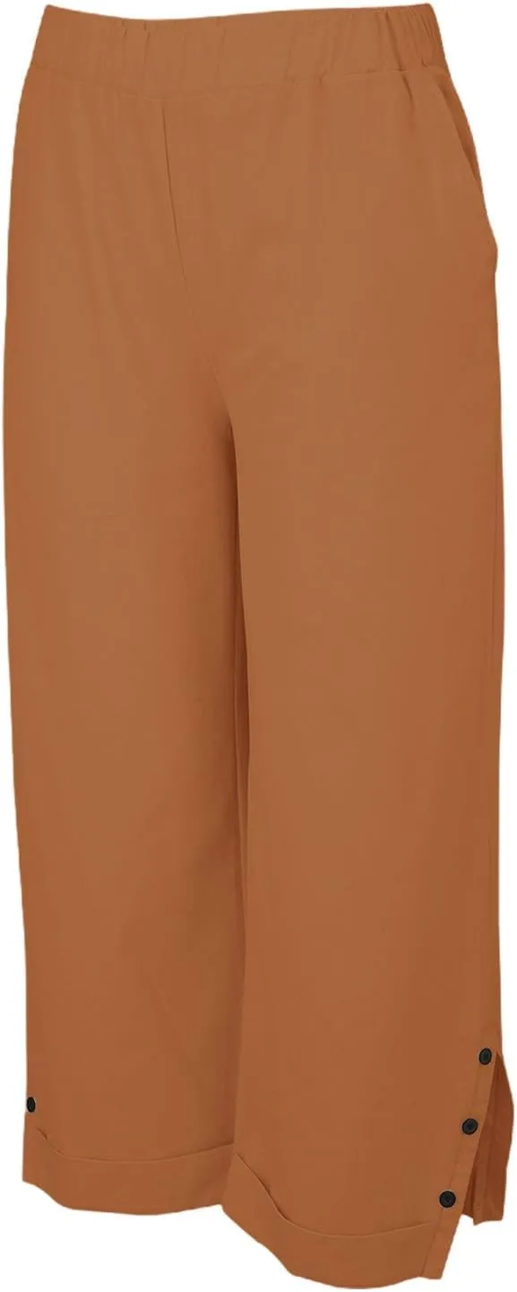 Linen Pants Women Solid Elastic Pants Long Drawstring Linen Women Lounge Sweatpants with Pockets 2025 Spring Fall