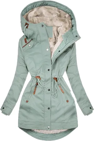 Long Winter Coats for Women Waterproof Fleece Lined Warm Long Puffer Jacket Thicken Parka Outwear With Fur Hood