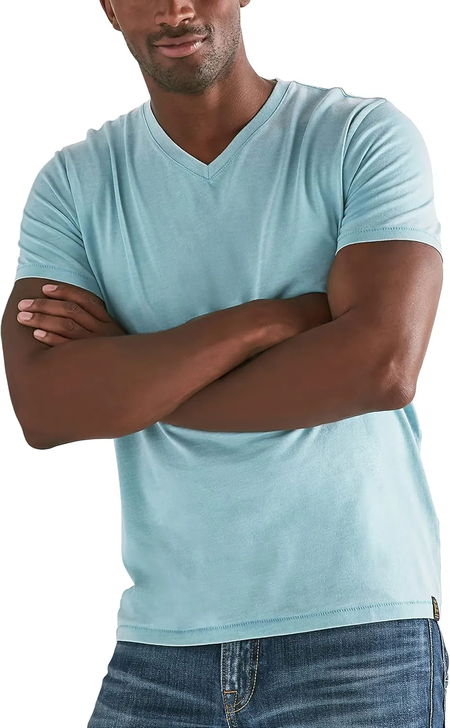 Lucky Brand Men's Venice Burnout V-Neck Tee