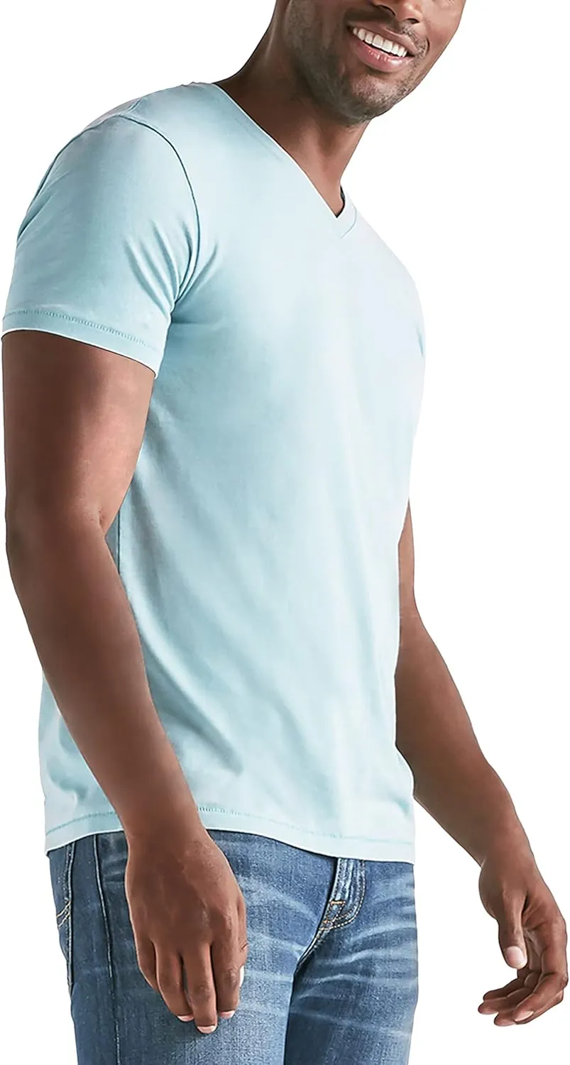 Lucky Brand Men's Venice Burnout V-Neck Tee