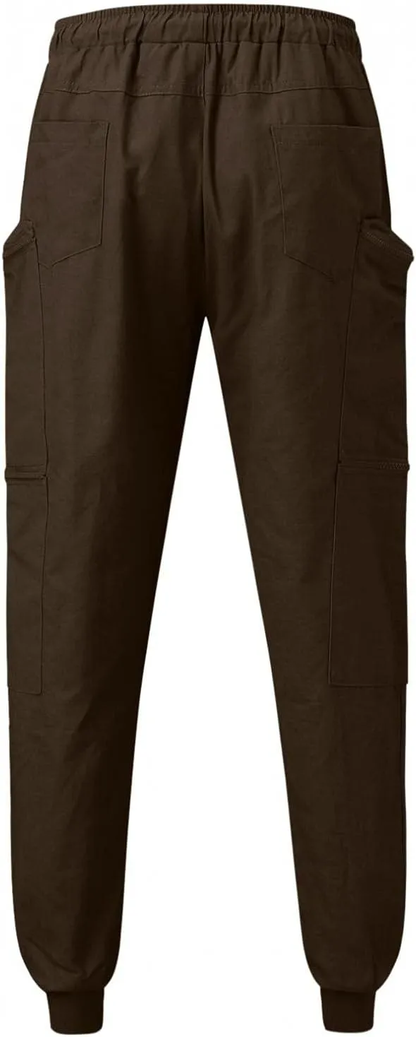 Maryia Men's Casual Joggers Pants Gym Workout Running Athletic Sweatpants Slim Fit Outdoor Fashion Long Chino Trousers
