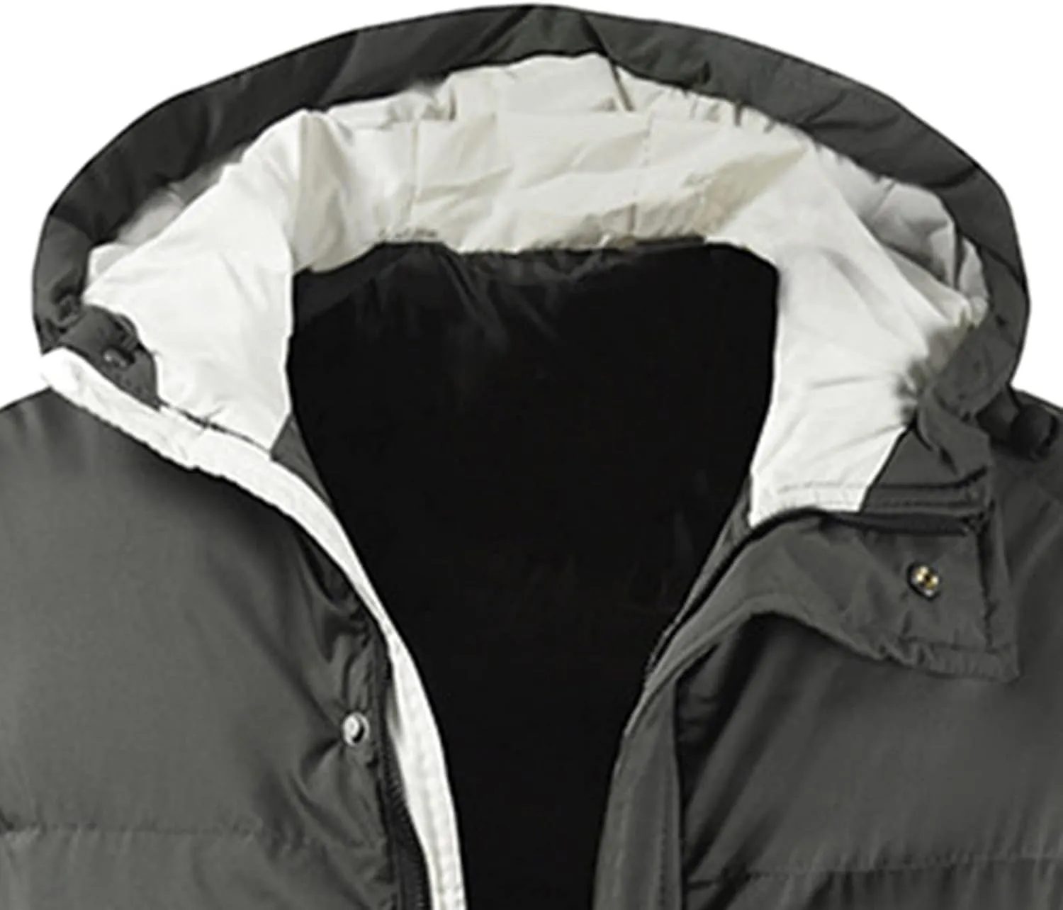 Mens Autumn And Winter Fashion Casual Solid Color Padded Warm Cotton Coat Cotton Padded Jacket Olive Coats for