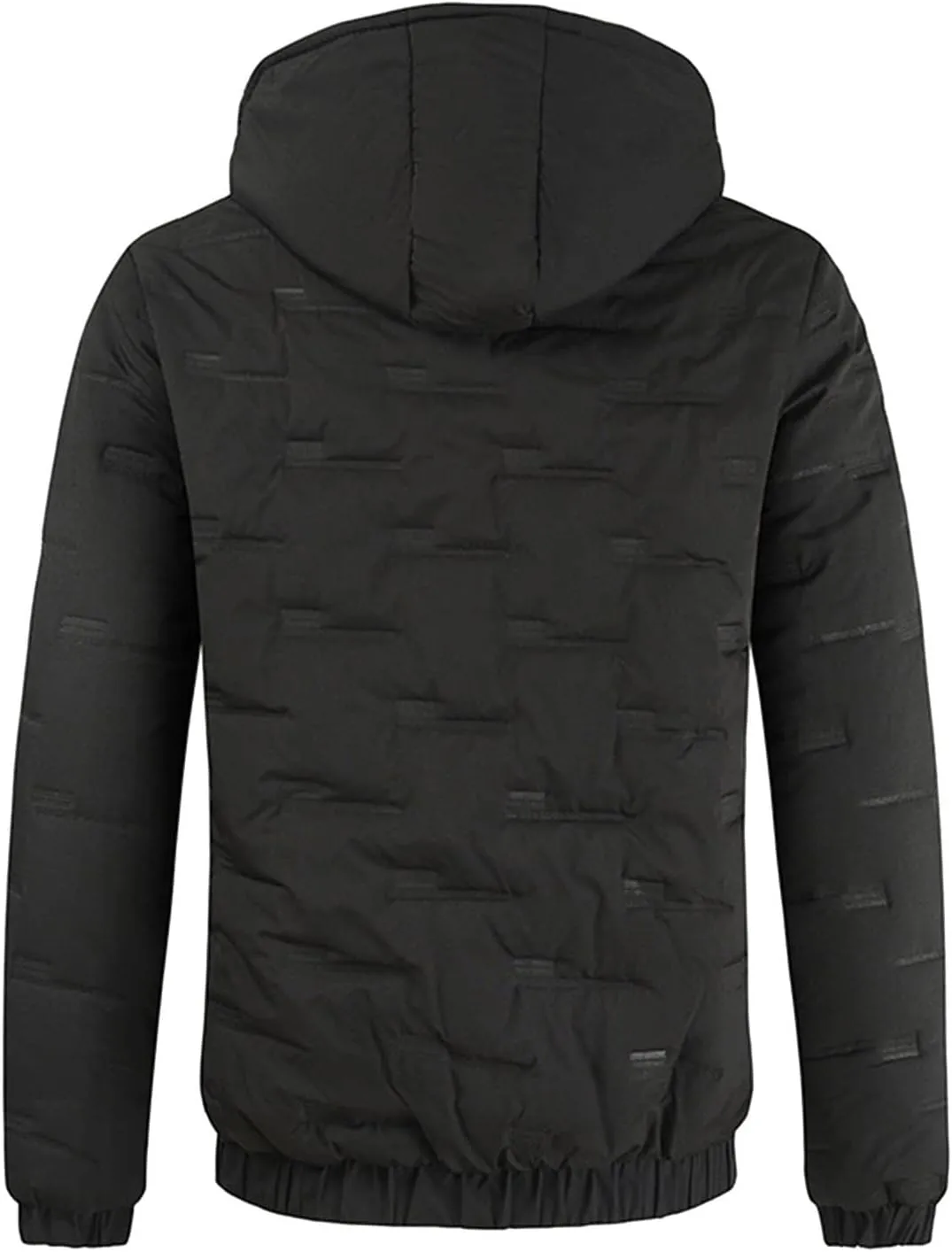 Mens Autumn And Winter Fashion Casual Solid Color Padded Warm Cotton Coat Cotton Padded Jacket Winter Maternity