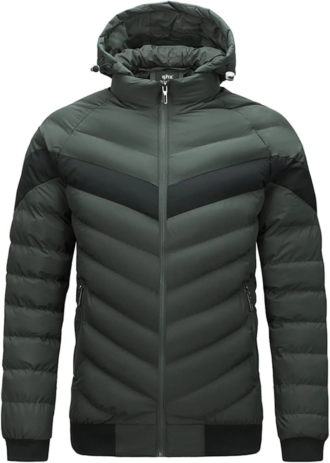 Men's Autumn And Winter Jacket Coat Leisure Plus Size Light Zip Pocket Cotton Padded Warm Soft Jacket for Men