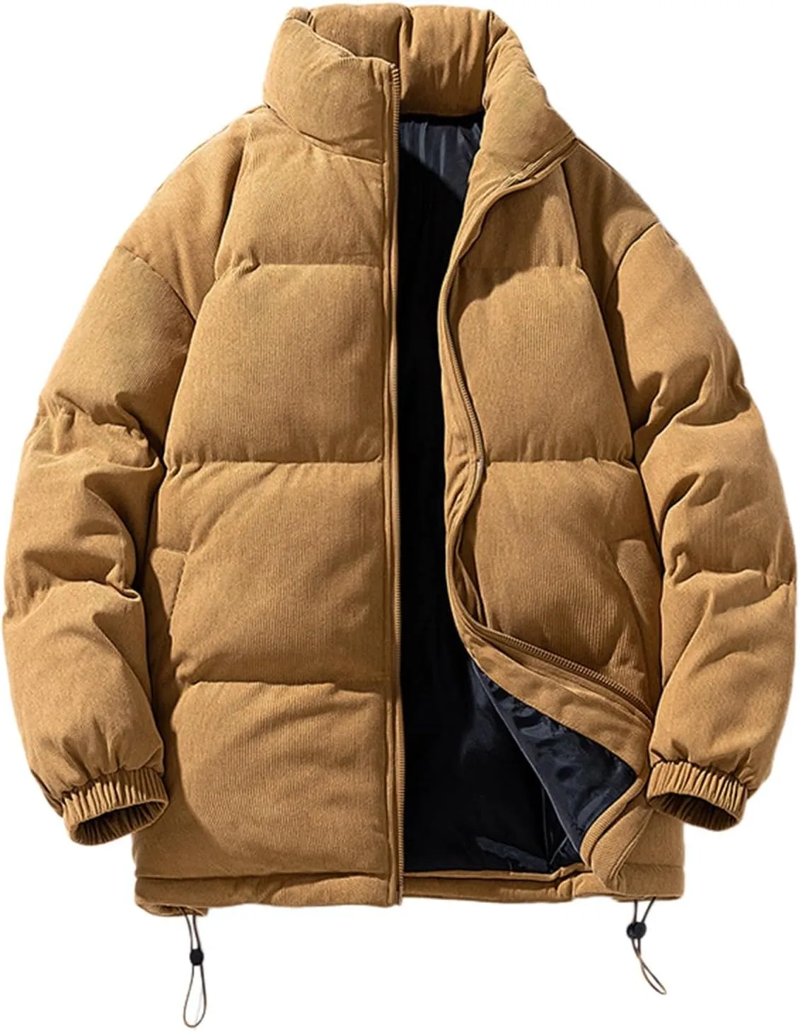 Men's Autumn And Winter New Thick Warm Corduroy Coat Cotton Padded Jacket Insulated Men Jacket