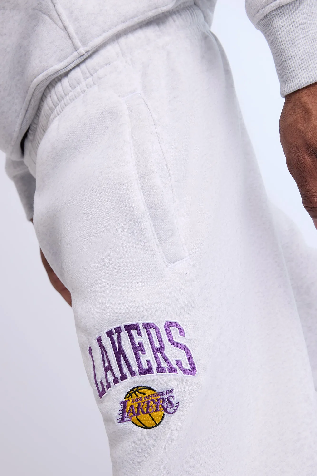 Mens LA Lakers Logo Sweatpant