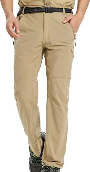 Mens Workout Pants Casual Loose Cotton Work Utility Straight Legs Classic Fit Solid Sport Sweatpants with Pockets
