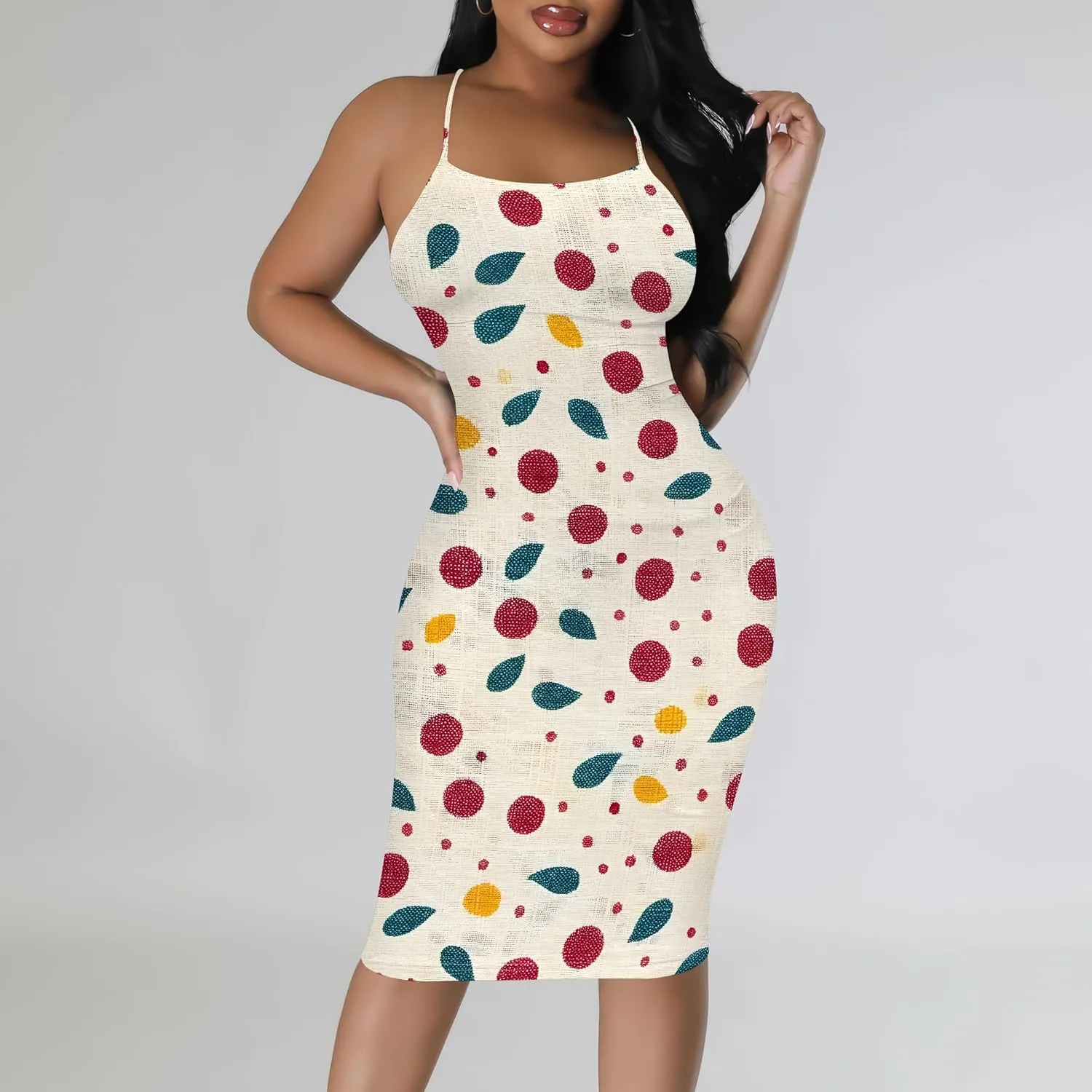 Mini Dress Sexy Bodycon Sundress for Women Summer Short Low Backless Spaghetti Strap Beach Boho Party Club Dresses