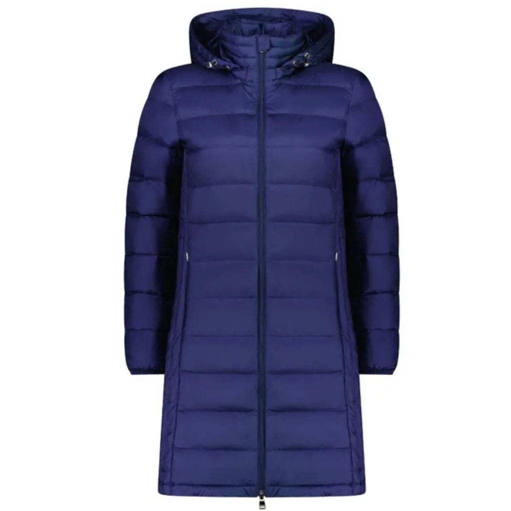 Moke: Sarah 90/10 Packable Down Coat - Moonlight