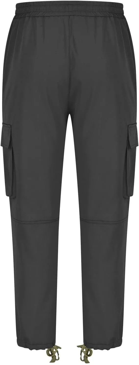 Muscularfit Cargo Pants for Men Slim Fit Joggers Lightweight Cotton Casual Straight Sweatpants Jogger Running Jersey Pants