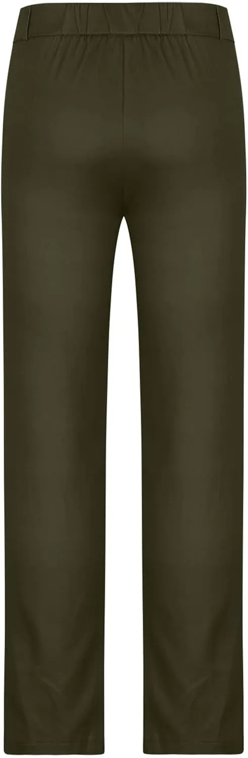 Muscularfit Cargos Pants Men 2023 Casual Loose Buckle Zipper Dress Pants Slim Fit Solid Suit Pants Fashion Trousers Clothes