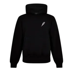 Neil Barrett Embroidered Bolt Black Hoodie