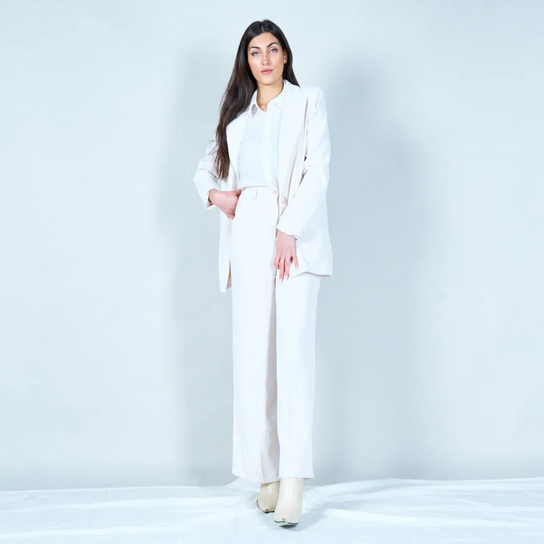 Oversized single-button blazer wholesale