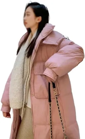 Parkas Jacket Women Autumn Winter Loose Hooded Thicken Warm Down Cotton Padded Short Coat Female Lady Tops