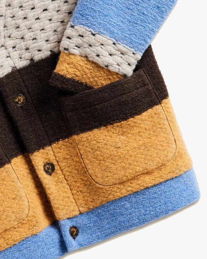 Portuguese Flannel Cana Wool Cardigan - Multi