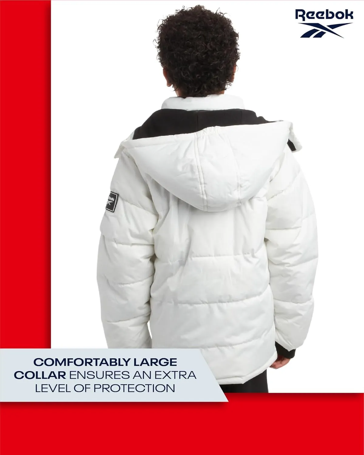 Reebok Boys' Winter Jacket - Heavyweight Quilted Puffer Parka Coat - Insulated Ski Jacket for Boys (8-20)